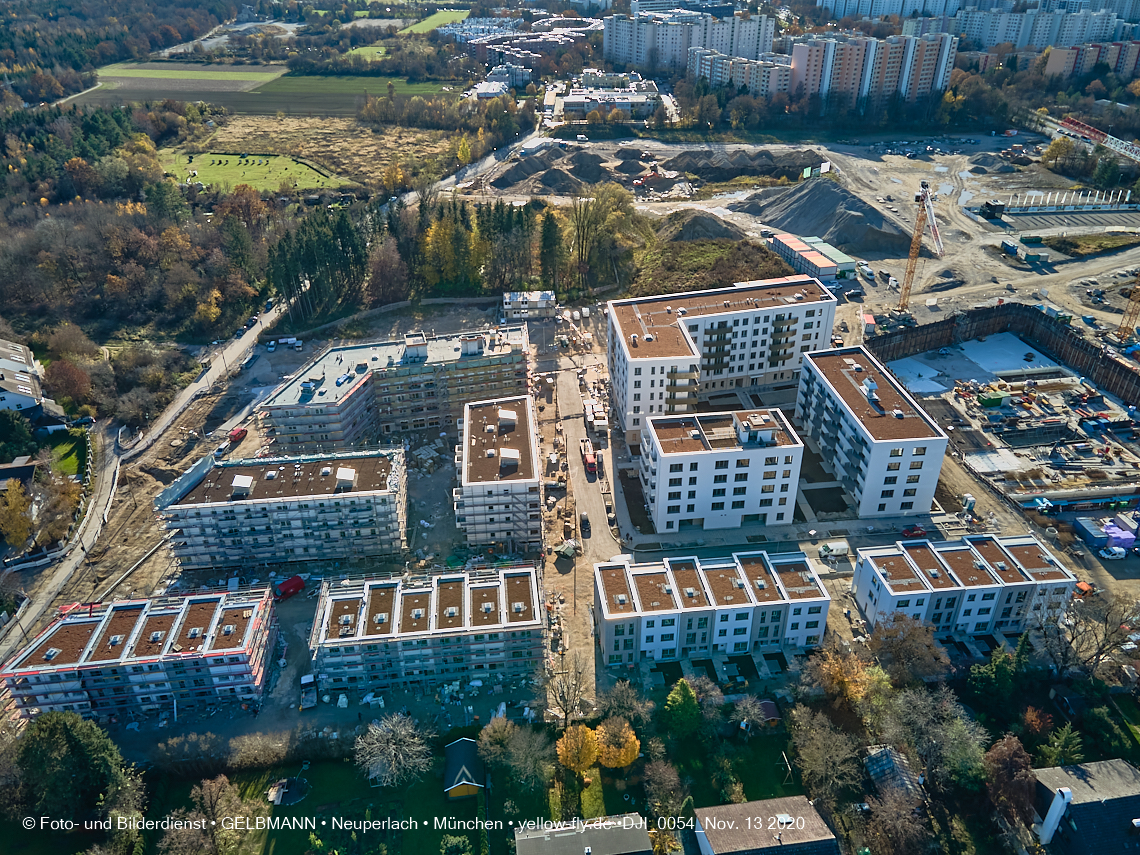 13.11.2020 - Piederstorfer Gelände und Alexisqaurtier am Karl-Marx-Ring in Neuperlach